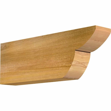 Ekena Millwork Crestline Rough Sawn Rafter Tail, Western Red Cedar, 4"W x 8"H x 24"L RFT04X08X24CRE00RWR